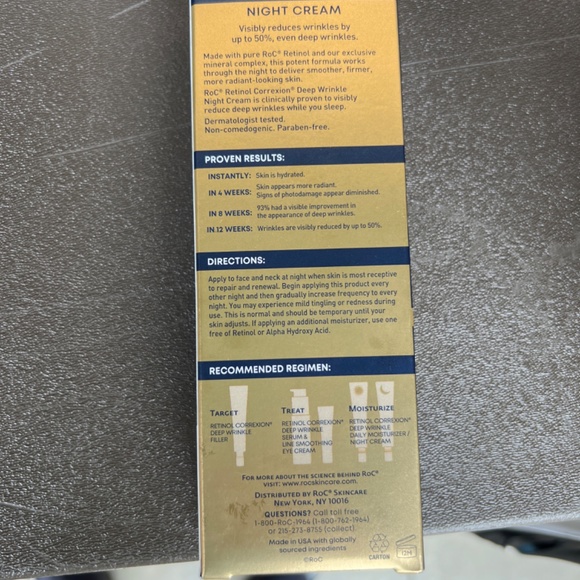 ROC Deep Wrinkle Night Cream - Picture 2 of 2